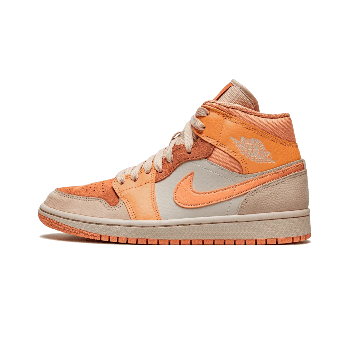 Air Jordan 1 Mid Apricot Orange Terra Blush