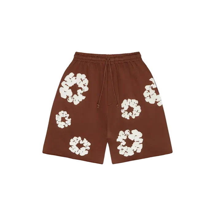 Denim Tears The Cotton Wreath Shorts Brown