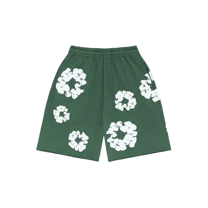 Denim Tears The Cotton Wreath Shorts Green