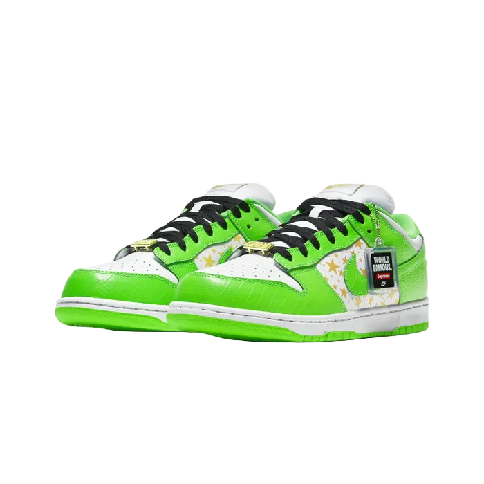 Nike SB Dunk Low Supreme Stars Mean Green