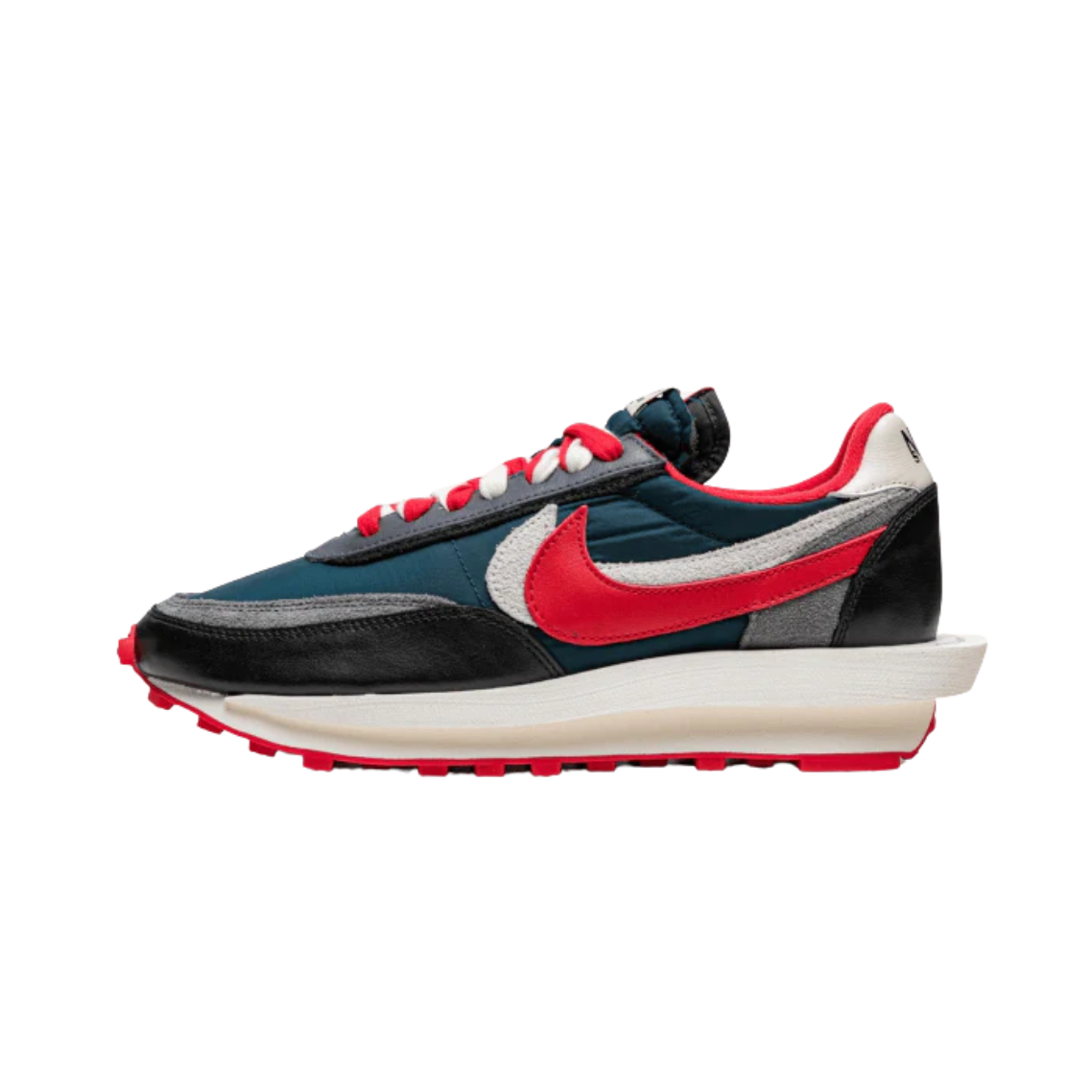 Nike LD Waffle sacai Undercover Midnight Spruce University Red