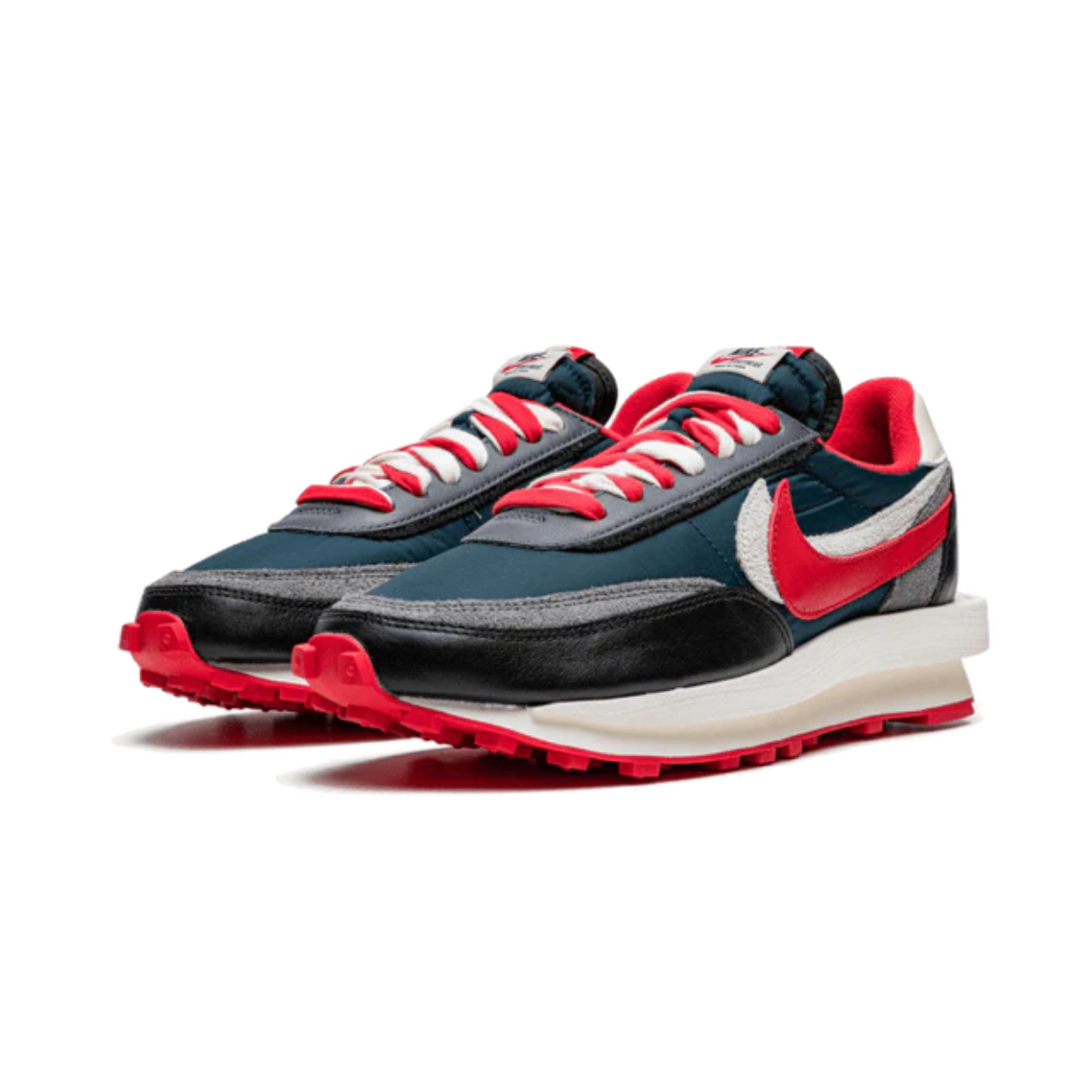 Nike LD Waffle sacai Undercover Midnight Spruce University Red