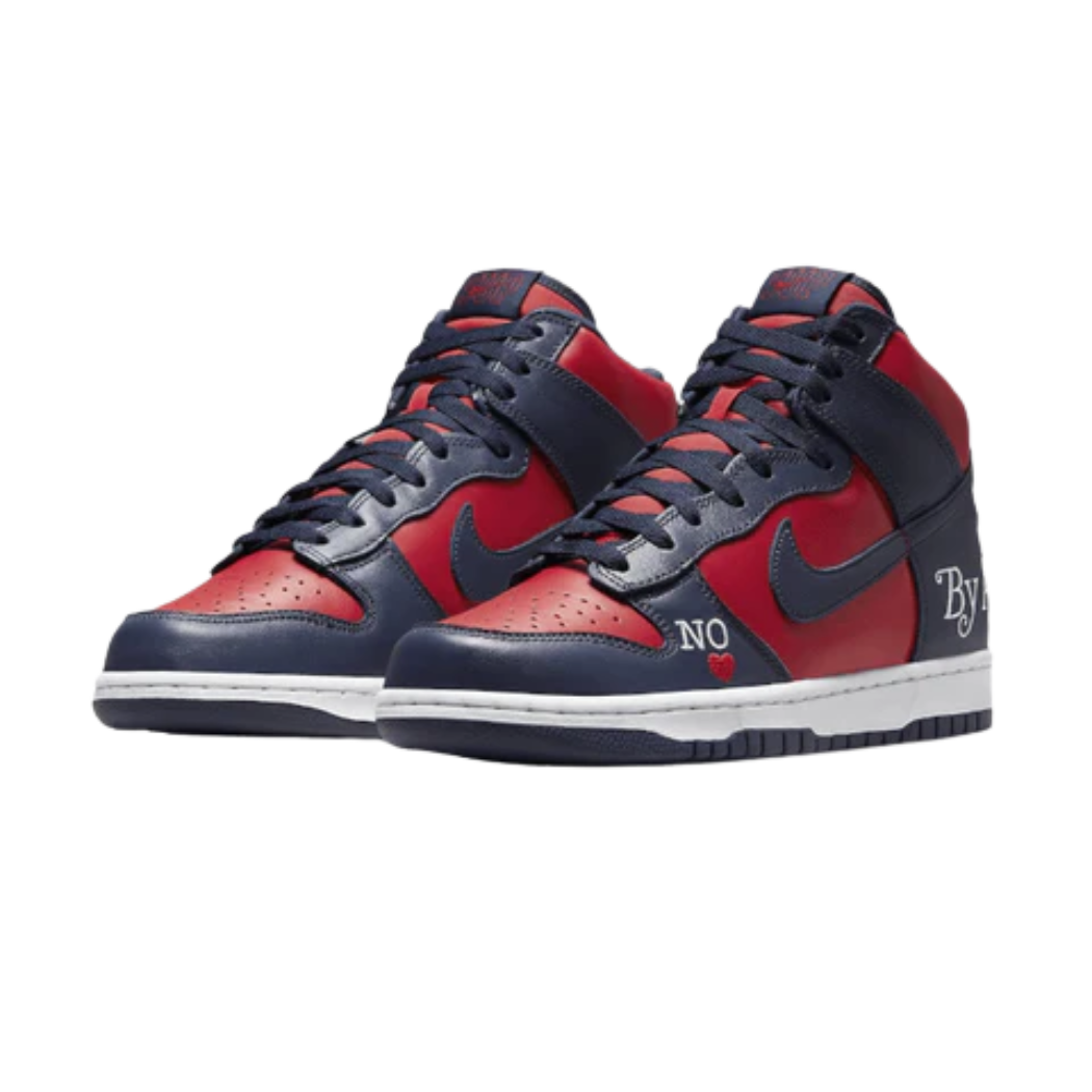 Nike SB Dunk High Supreme By Any Means Blue Red