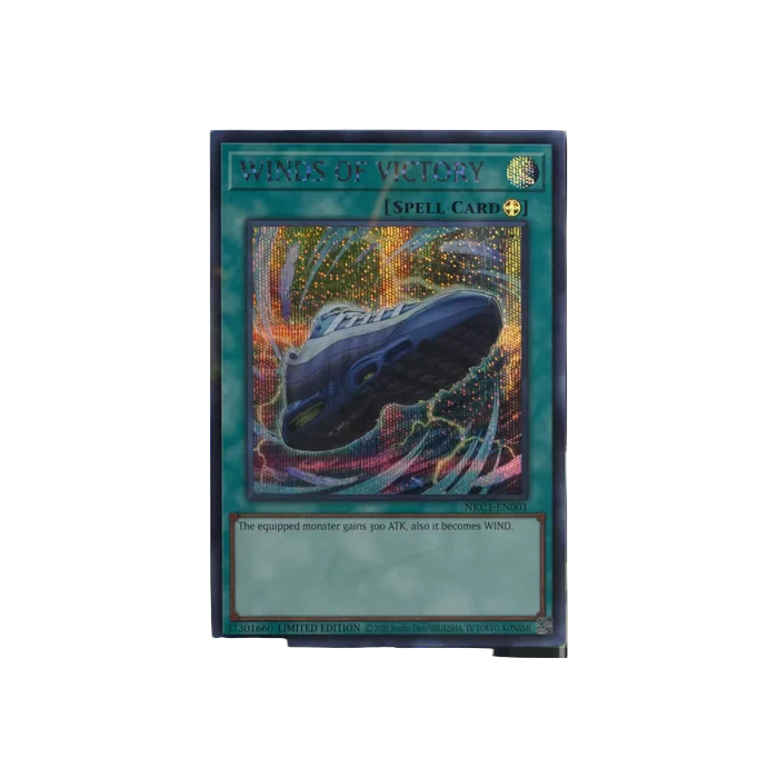 Yu-Gi-Oh x Nike Winds of Victory Air Max Muscle 95 Spell Card Ungraded