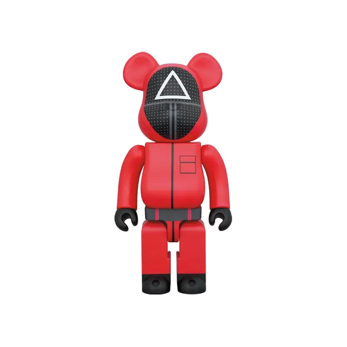 Bearbrick x Squid Game Guard (Triangle) 1000%