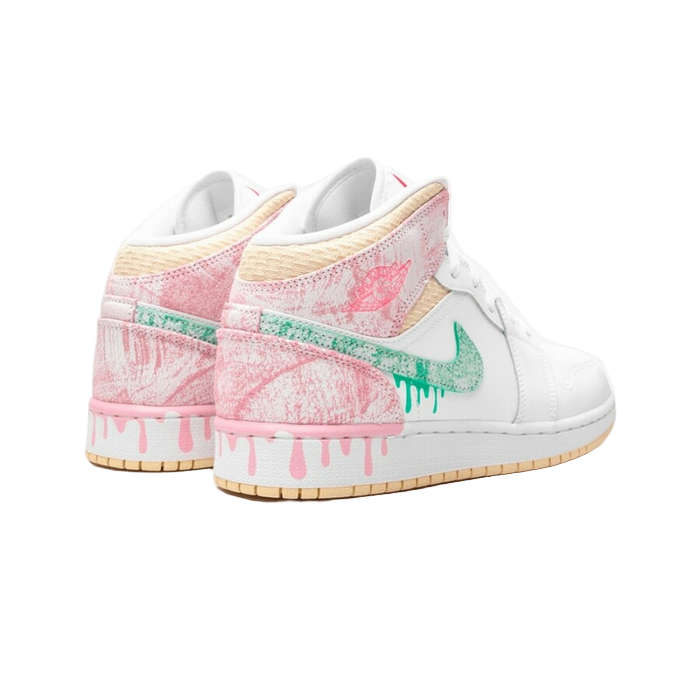 Air Jordan 1 Mid Paint Drip (GS)