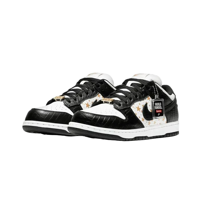 Nike SB Dunk Low Supreme Stars Black