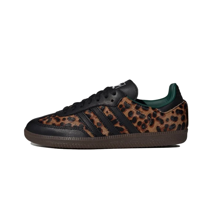 adidas Samba OG Black Green Leopard