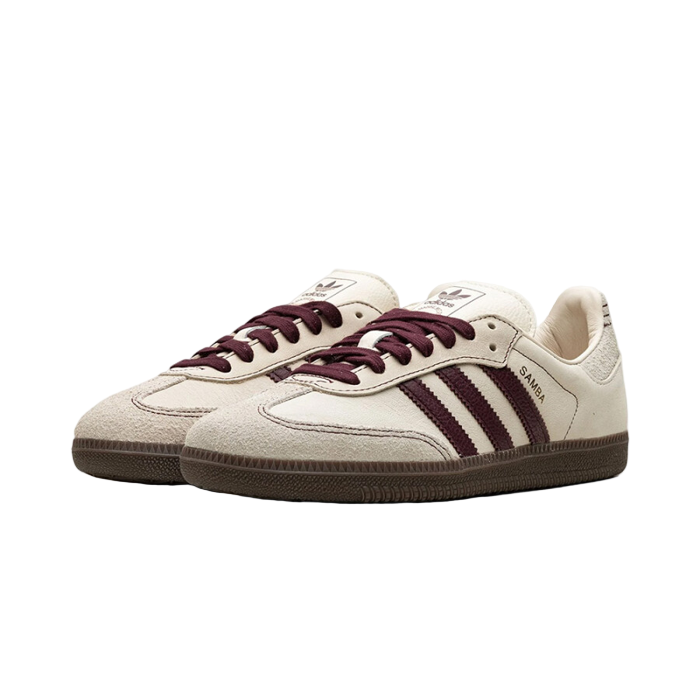 adidas Samba OG Wonder White Maroon