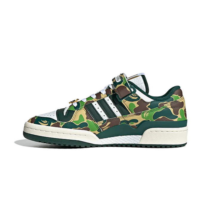adidas Forum 84 Low Bape 30th Anniversary Green Camo
