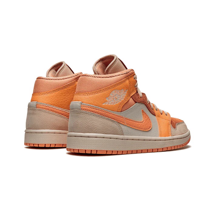 Air Jordan 1 Mid Apricot Orange Terra Blush