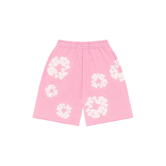 Denim Tears The Cotton Wreath Shorts Pink