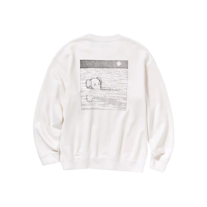 KAWS x Uniqlo Longsleeve Sweatshirt Off White