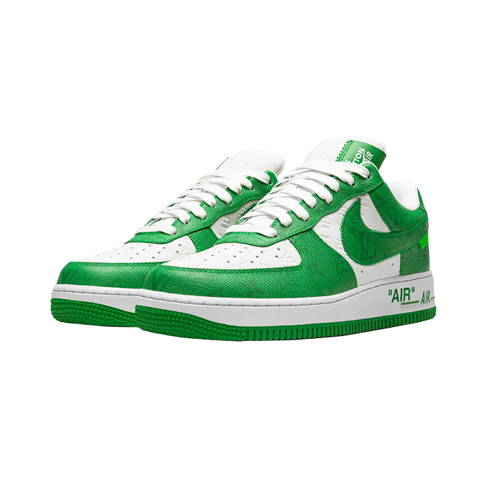 Louis Vuitton Nike Air Force 1 Low By Virgil Abloh White Green