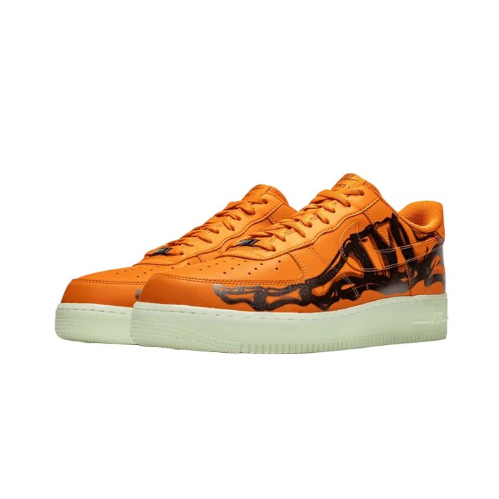 Nike Air Force 1 Low Orange Skeleton Halloween (2020)