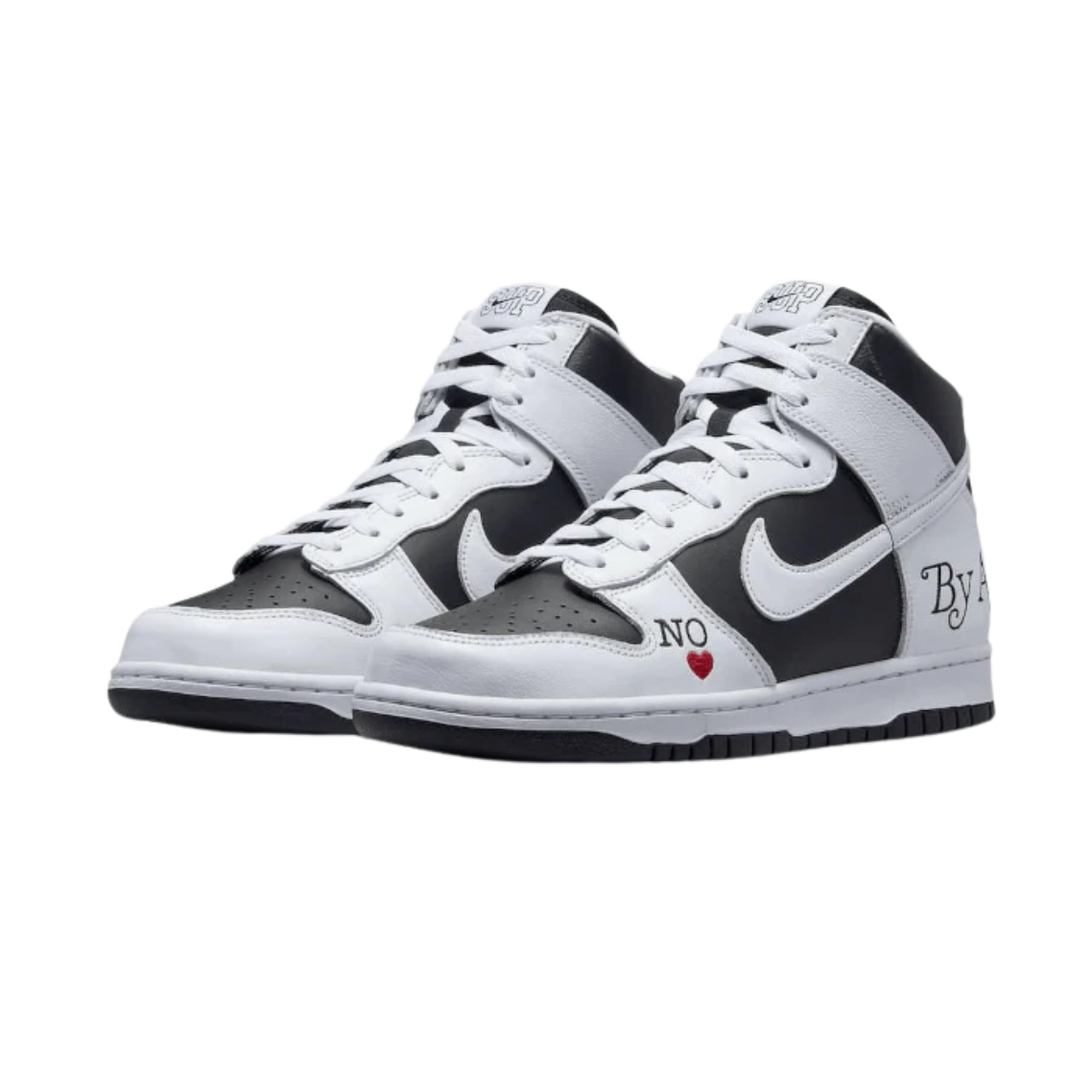 Nike SB Dunk High Supreme By Any Means Black White