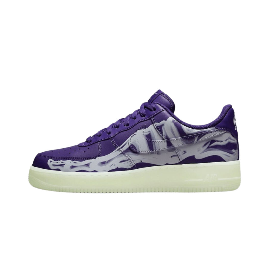 Nike Air Force 1 Low '07 QS Purple Skeleton Halloween (2021)