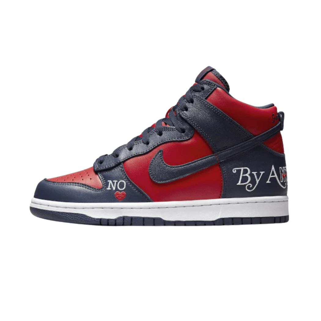 Nike SB Dunk High Supreme By Any Means Blue Red