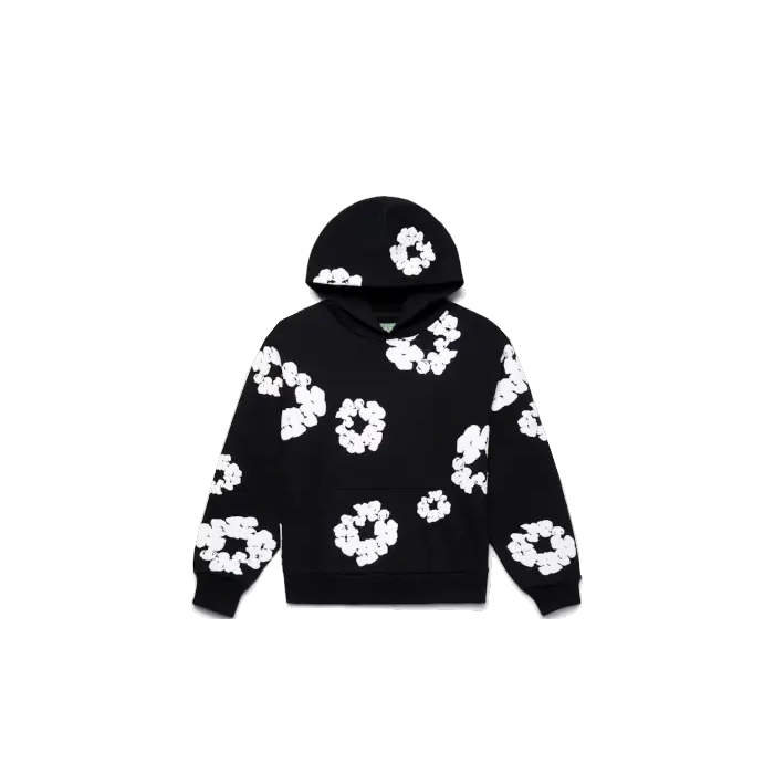 Denim Tears The Cotton Wreath Hoodie Black