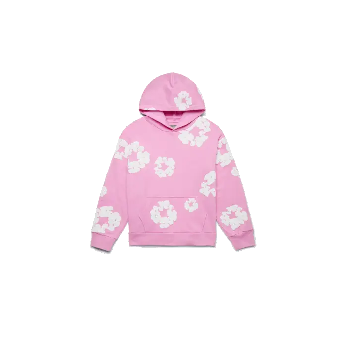 Denim Tears Hoodie The Cotton Wreath Pink